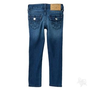True Religion Girls 5 Skinny Ellie Jeans Flap